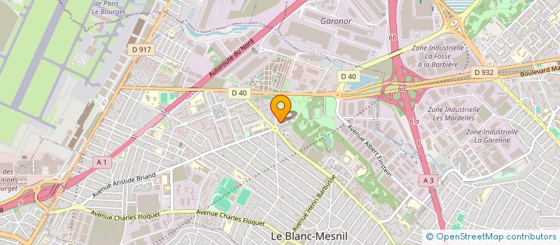 localisation de l'entreprise ECOLE DE FORMATION DES METIERS DE L'AVENIR à LE BLANC-MESNIL