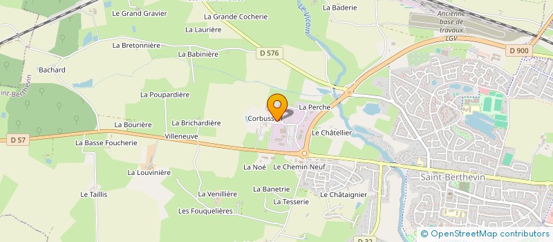 localisation de l'entreprise ECOLE DE FORMATION NOZ  SAINT-BERTHEVIN
