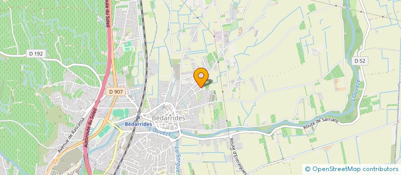 localisation de l'entreprise ECOLE DE FORMATION PSYCHANALYSE APPLIQUE  BEDARRIDES