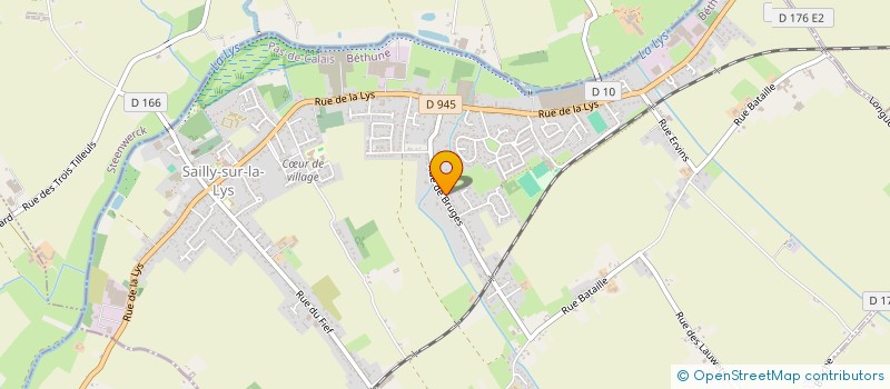 localisation de l'entreprise ECOLE DE GARDIENS DE BUT  SAILLY-SUR-LA-LYS