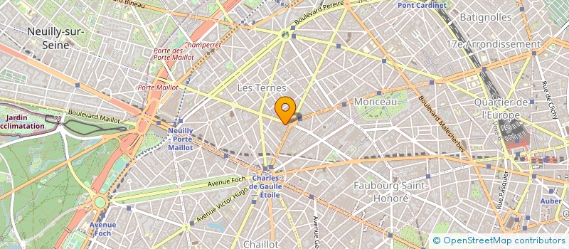 localisation de l'entreprise ECOLE DE GOLF DE PARIS 17 à PARIS