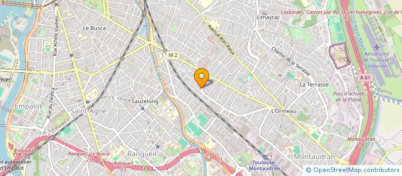 localisation de l'entreprise ECOLE DE GOSPEL DE TOULOUSE à TOULOUSE