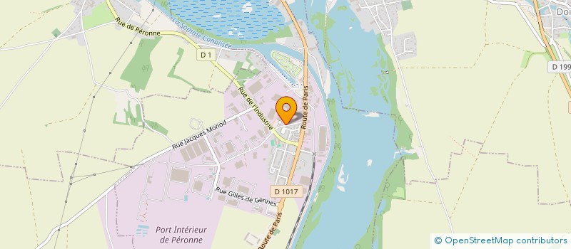 localisation de l'entreprise ECOLE DE JEUNES SAPEURS-POMPIERS DE PERONNE  PERONNE