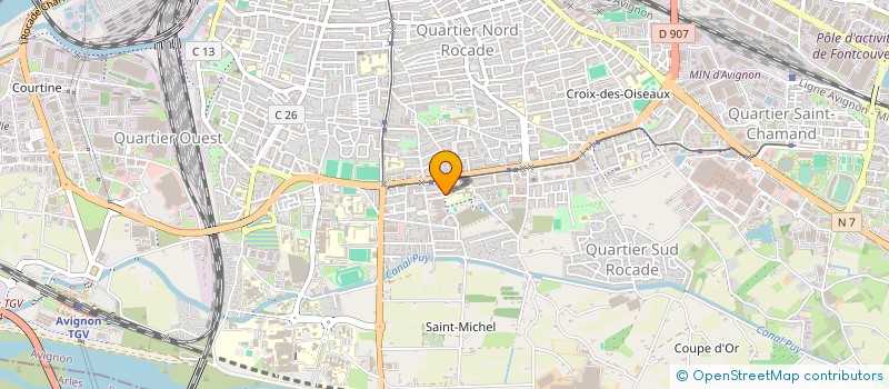 localisation de l'entreprise ECOLE DE JUDO ALIZE  AVIGNON