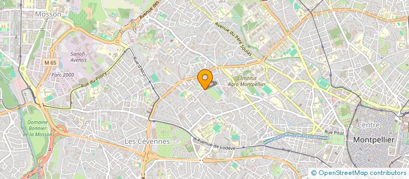 localisation de l'entreprise ECOLE DE JUDO DE MONTPELLIER AGGLOMERATION à MONTPELLIER