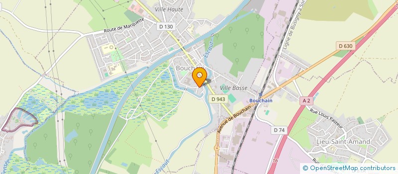 localisation de l'entreprise ECOLE DE JUDO JUJITSU BOUCHAIN à BOUCHAIN