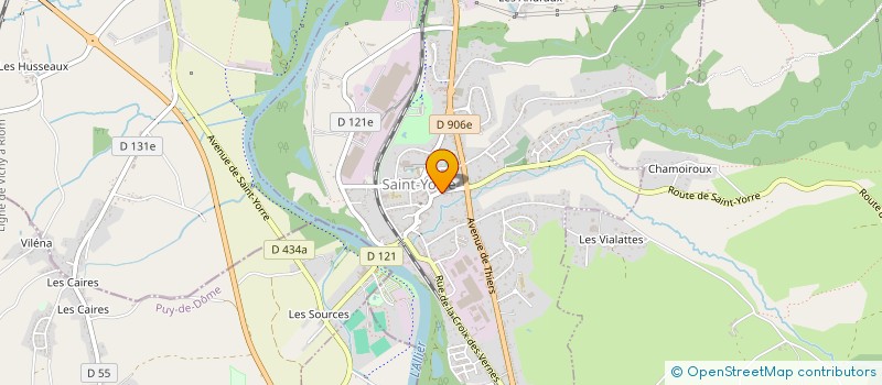 localisation de l'entreprise ECOLE DE JUDO KODOKAN  SAINT-YORRE