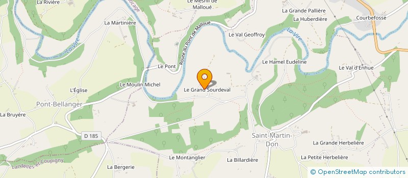 localisation de l'entreprise ECOLE DE KARATE DE LA VALLEE DE LA SOULEUVRE (EKVS)  SOULEUVRE EN BOCAGE