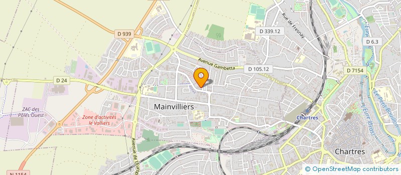 localisation de l'entreprise ECOLE DE KARATE DE MAINVILLIERS à MAINVILLIERS