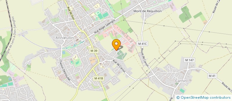 localisation de l'entreprise ECOLE DE KRAV OPERATIONNEL ET PROFESSIONNEL NORD  ANNULLIN