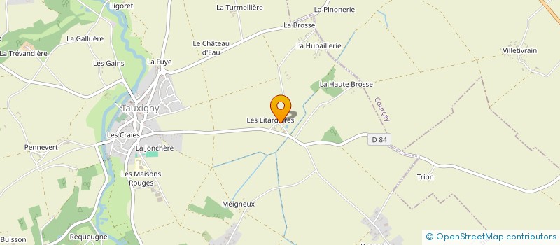 localisation de l'entreprise ECOLE DE KUNG FU TIGRE ET HERON  TAUXIGNY-SAINT-BAULD