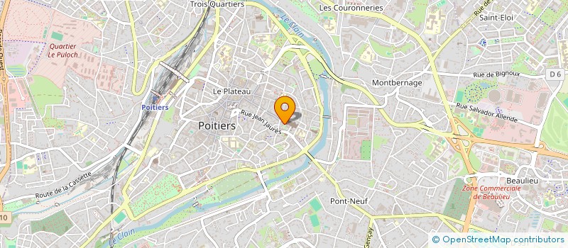 localisation de l'entreprise ECOLE DE L'ADN EN NOUVELLE-AQUITAINE à POITIERS