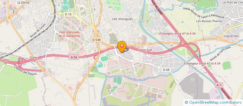 localisation de l'entreprise ECOLE DE L'AIR ET DE L'ESPACE à SALON-DE-PROVENCE