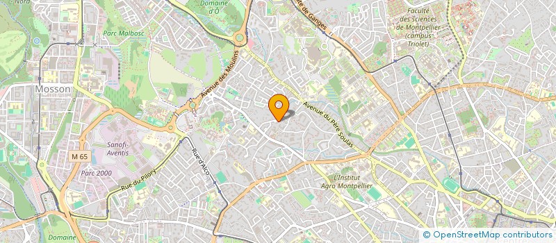 localisation de l'entreprise ECOLE DE L'ATOPIE MONTPELLIER EDUCATION THERAPEUTIQUE DERMATITE ATOPIQUE à MONTPELLIER