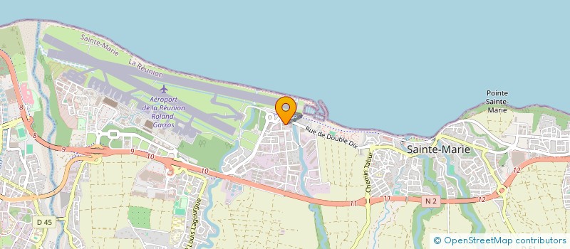 localisation de l'entreprise ECOLE DE LA 2E CHANCE DE LA REUNION  SAINTE-MARIE