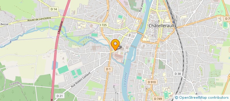 localisation de l'entreprise ECOLE DE LA 2EME CHANCE DE LA CHARENTE ET DU POITOU à CHATELLERAULT