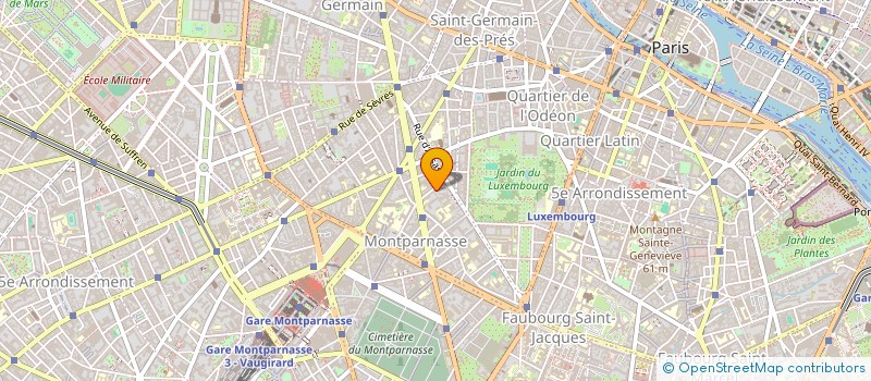 localisation de l'entreprise ECOLE DE LA CAUSE FREUDIENNE  PARIS