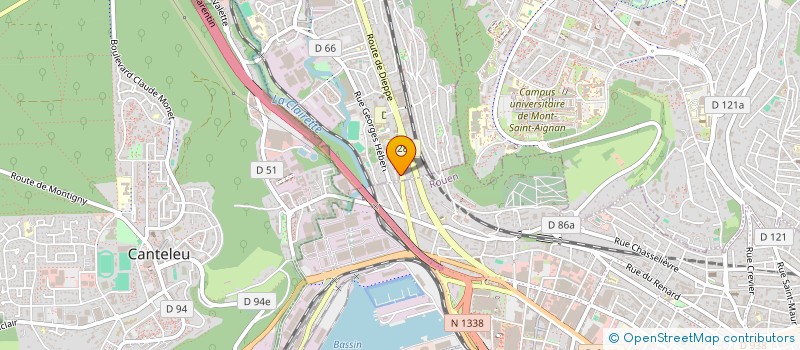 localisation de l'entreprise ECOLE DE LA DEBROUILLE (ED)  DEVILLE-LES-ROUEN