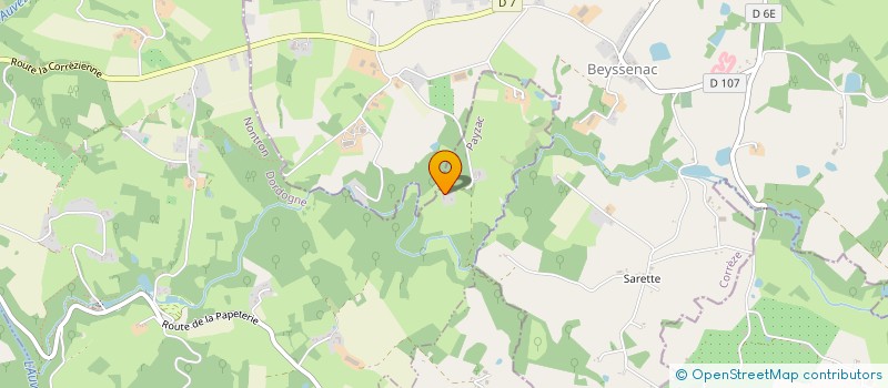 localisation de l'entreprise ECOLE DE LA GRANDE ECOUTE  PAYZAC