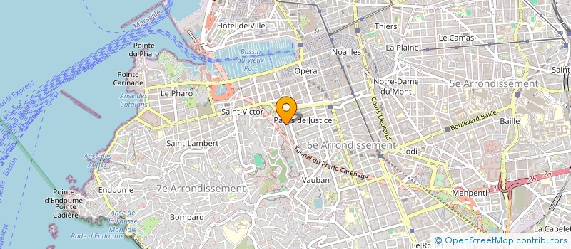 localisation de l'entreprise ECOLE DE LANGUES  MARSEILLE