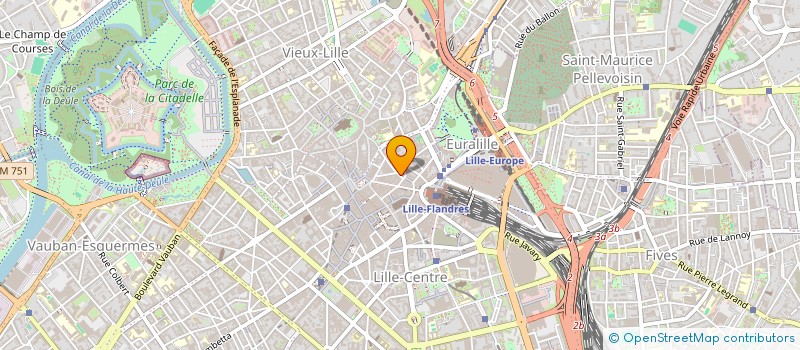localisation de l'entreprise ECOLE DE LUCA à LILLE