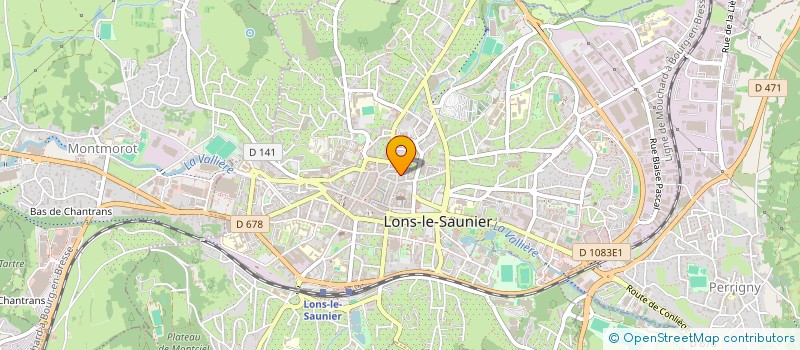 localisation de l'entreprise ECOLE DE MANAGEMENT COMMERCIAL DU JURA à LONS-LE-SAUNIER