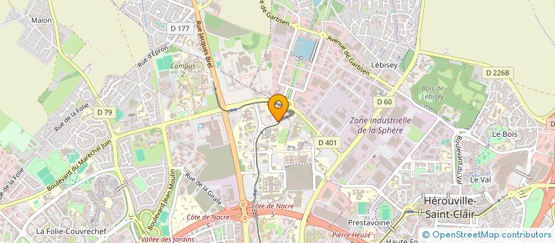 localisation de l'entreprise ECOLE DE MANAGEMENT DE NORMANDIE BUREAU DE LA CULTURE à CAEN