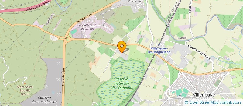 localisation de l'entreprise ECOLE DE MOTO TOUT TERRAIN  VILLENEUVE-LES-MAGUELONE