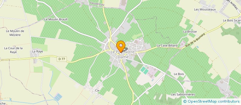 localisation de l'entreprise ECOLE DE MUSIQUE à MONTREUIL-BELLAY