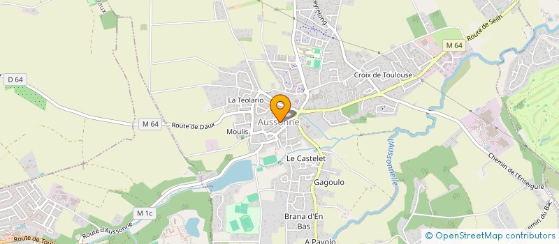 localisation de l'entreprise ECOLE DE MUSIQUE à AUSSONNE
