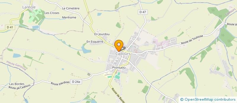 localisation de l'entreprise ECOLE DE MUSIQUE à CADOURS