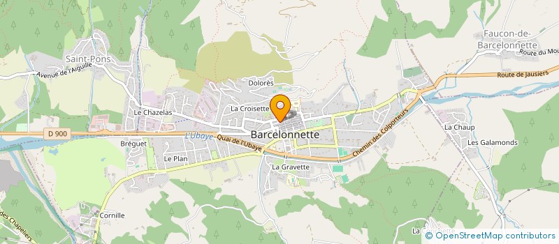 localisation de l'entreprise ECOLE DE MUSIQUE à BARCELONNETTE