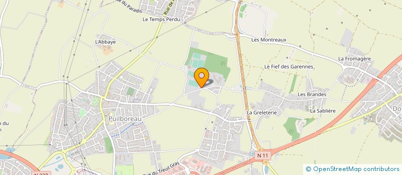 localisation de l'entreprise ECOLE DE MUSIQUE  PUILBOREAU