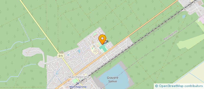 localisation de l'entreprise ECOLE DE MUSIQUE  BIGANOS