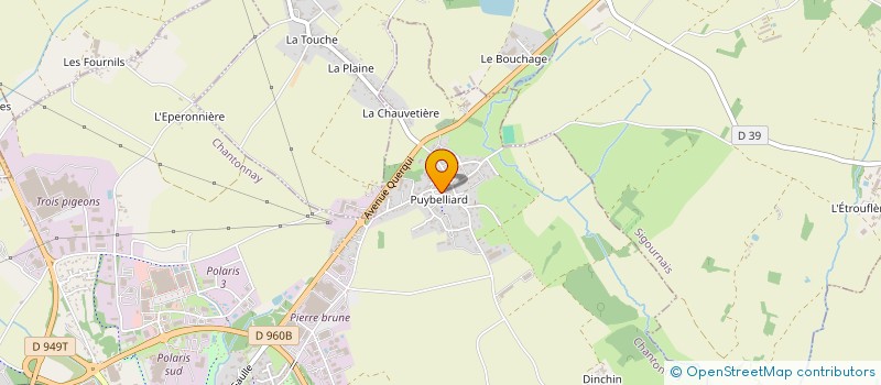 localisation de l'entreprise ECOLE DE MUSIQUE à SAINT-PROUANT