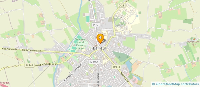 localisation de l'entreprise ECOLE DE MUSIQUE à BAILLEUL