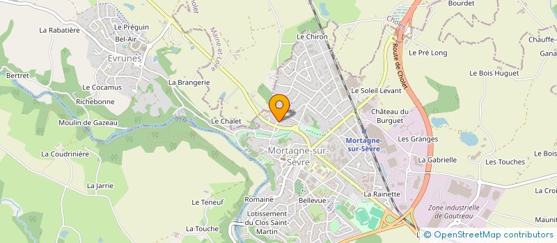 localisation de l'entreprise ECOLE DE MUSIQUE à MORTAGNE-SUR-SEVRE