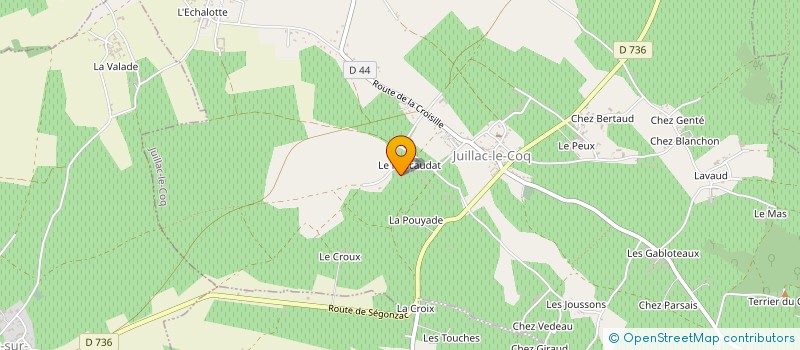 localisation de l'entreprise ECOLE DE MUSIQUE à JUILLAC-LE-COQ