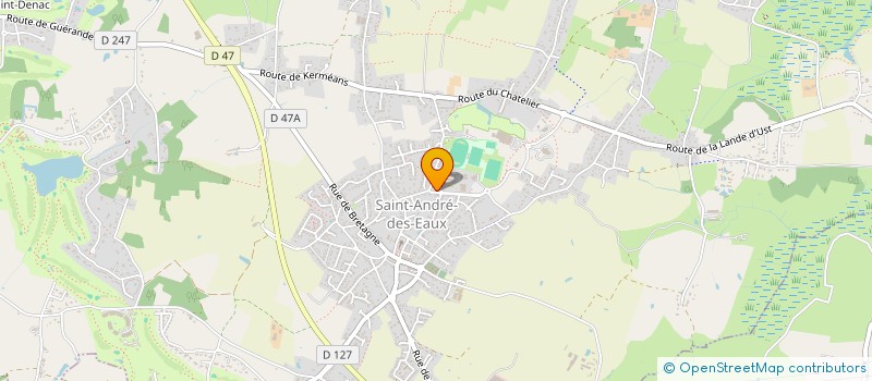 localisation de l'entreprise ECOLE DE MUSIQUE ANDREANAISE  SAINT-ANDRE-DES-EAUX