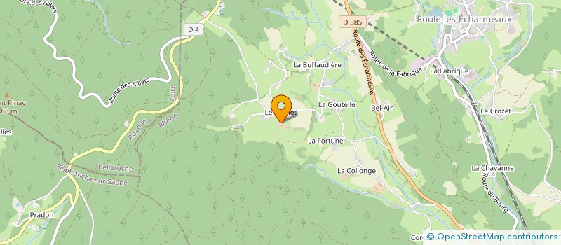 localisation de l'entreprise ECOLE DE MUSIQUE ASSOCIATIVE  CHAMBOST-ALLIERES