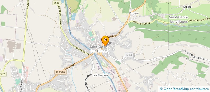 localisation de l'entreprise ECOLE DE MUSIQUE AVANT-PAYS SAVOYARD à SAINT-GENIX-LES-VILLAGES