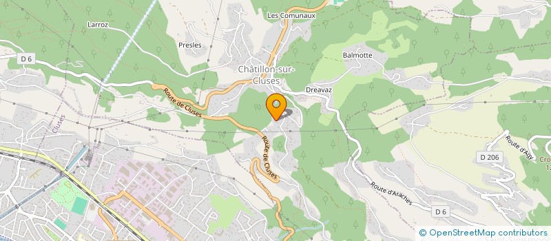 localisation de l'entreprise ECOLE DE MUSIQUE CHATILLON ST SIGISMOND à CHATILLON-SUR-CLUSES