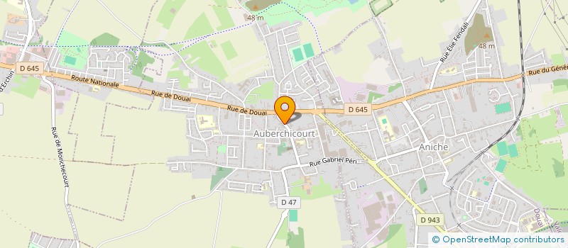 localisation de l'entreprise ECOLE DE MUSIQUE D AUBERCHICOURT  AUBERCHICOURT