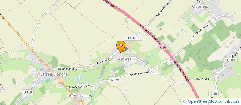 localisation de l'entreprise ECOLE DE MUSIQUE D'ESTREE-BLANCHE  ESTREE-BLANCHE