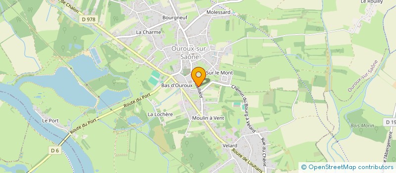 localisation de l'entreprise ECOLE DE MUSIQUE D'OUROUX SUR SAONE à OUROUX-SUR-SAONE