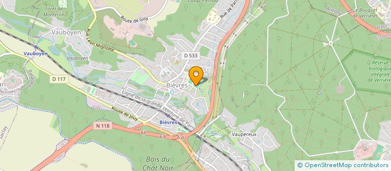 localisation de l'entreprise ECOLE DE MUSIQUE DE BIEVRES à BIEVRES