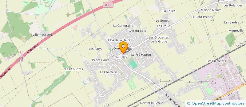 localisation de l'entreprise ECOLE DE MUSIQUE DE CHAINGY à CHAINGY