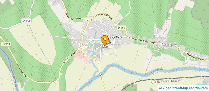 localisation de l'entreprise ECOLE DE MUSIQUE DE CHARLY S MARNE à CHARLY-SUR-MARNE