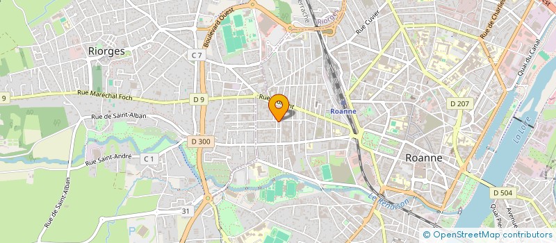 localisation de l'entreprise ECOLE DE MUSIQUE DE COMMELLE VERNAY à ROANNE