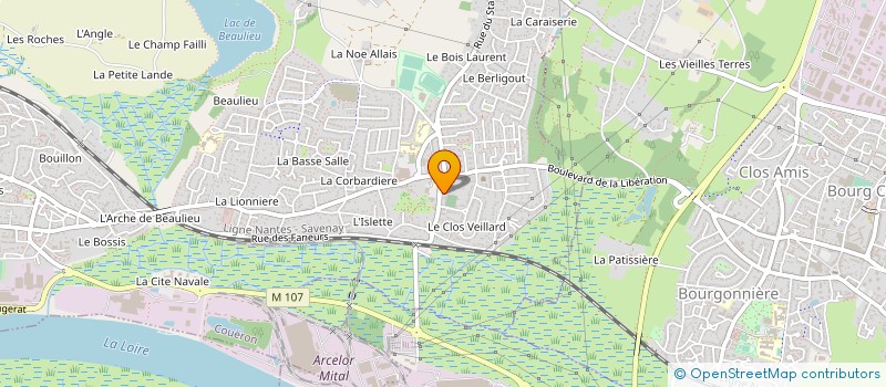 localisation de l'entreprise ECOLE DE MUSIQUE DE COUERON à COUERON